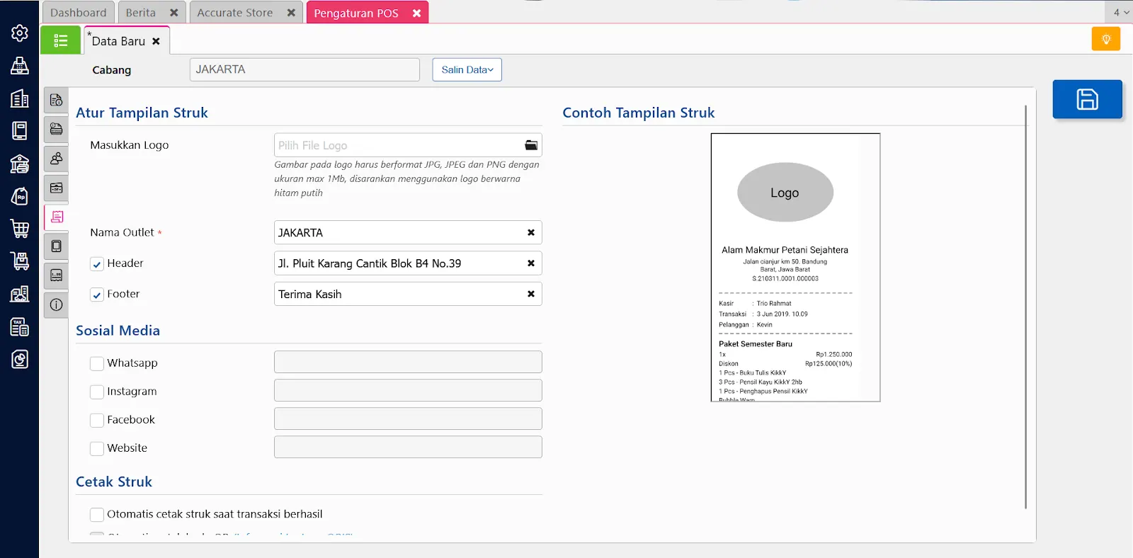 Cara Integrasi Accurate POS dengan Accurate Online